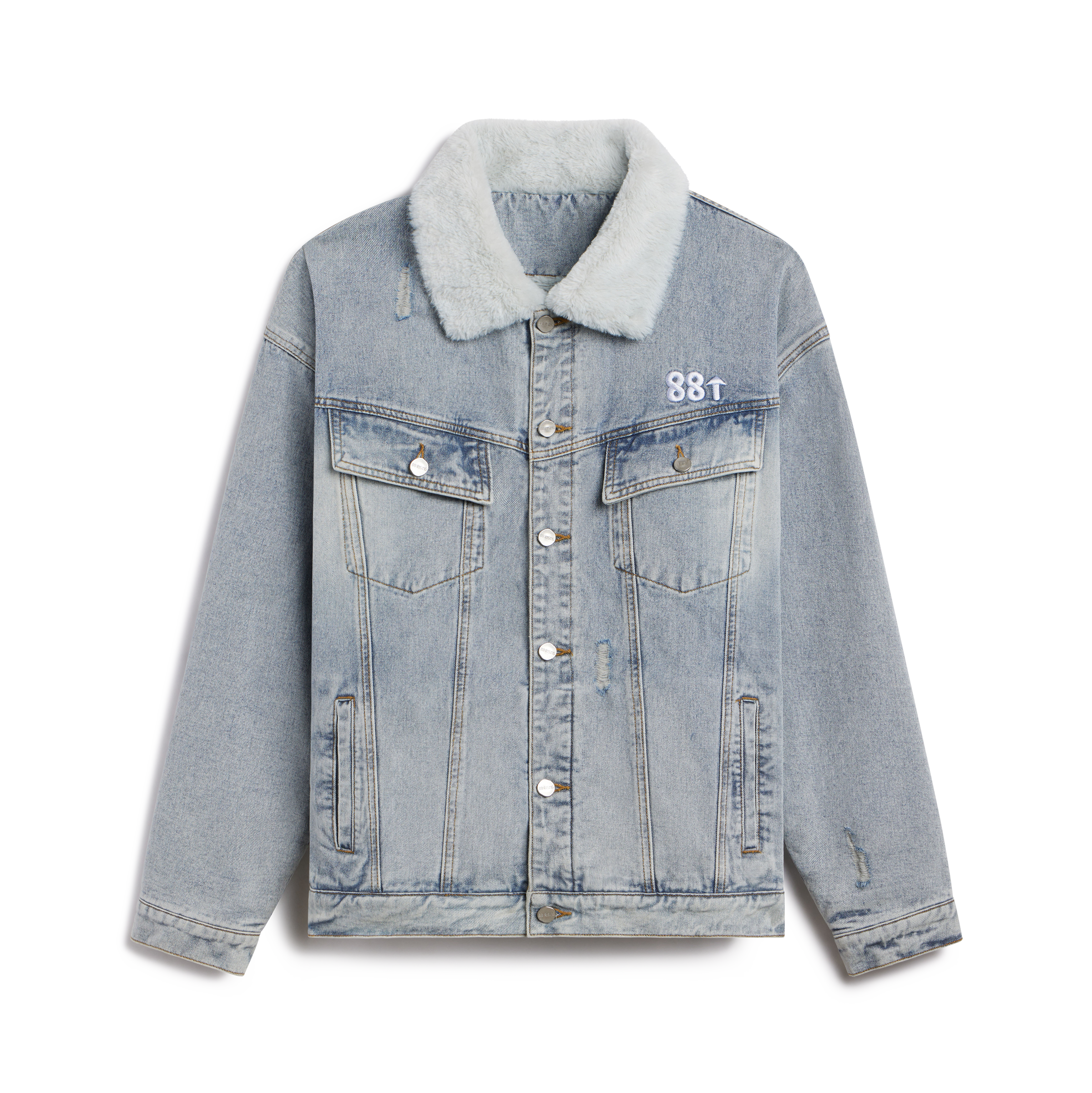 88RISING Denim Sherpa Jacket - Stone Wash – The 88rising Shop 88RISING Denim Sherpa Jacket - Stone Wash – The 88rising Shop