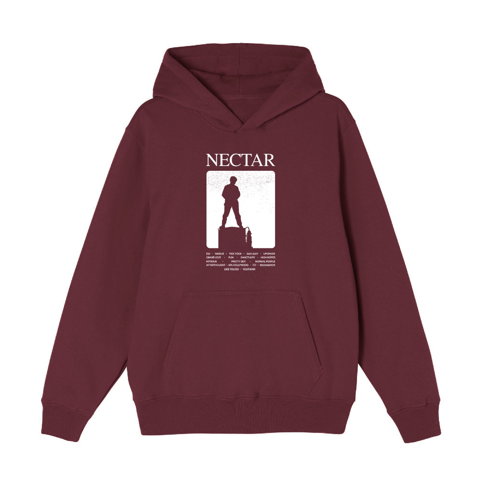 JOJI NECTAR HOODIE BURGUNDY